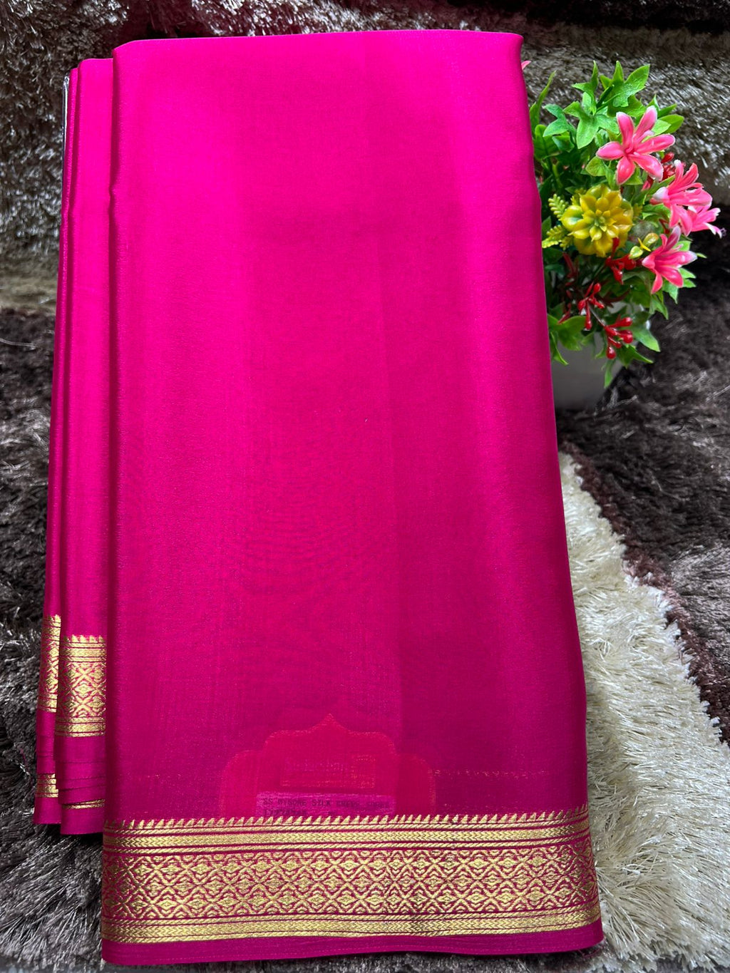 Pure Mysore Silk Saree ( 60Grams )