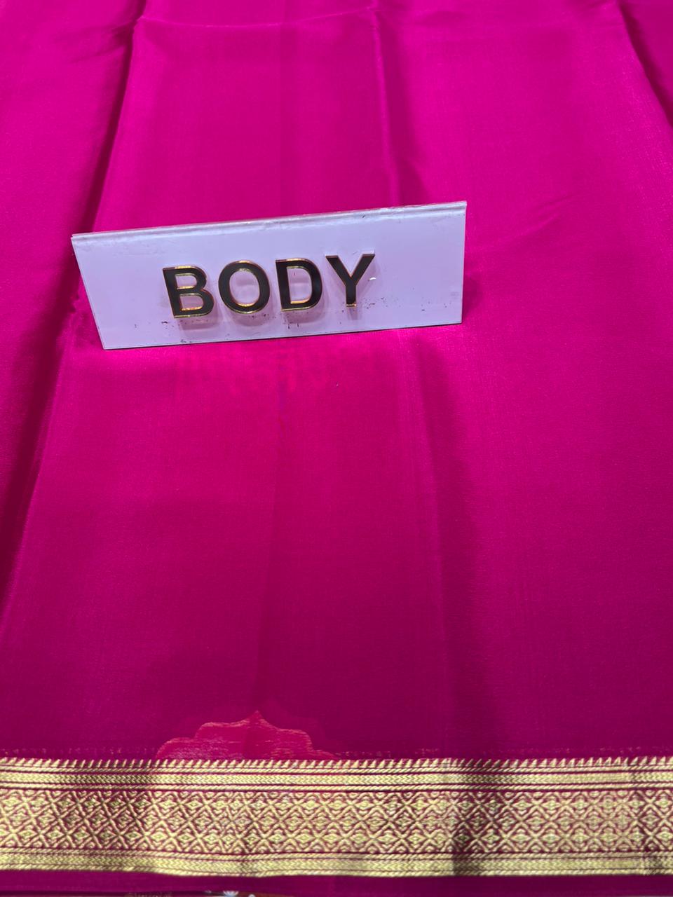 Pure Mysore Silk Saree ( 60Grams )