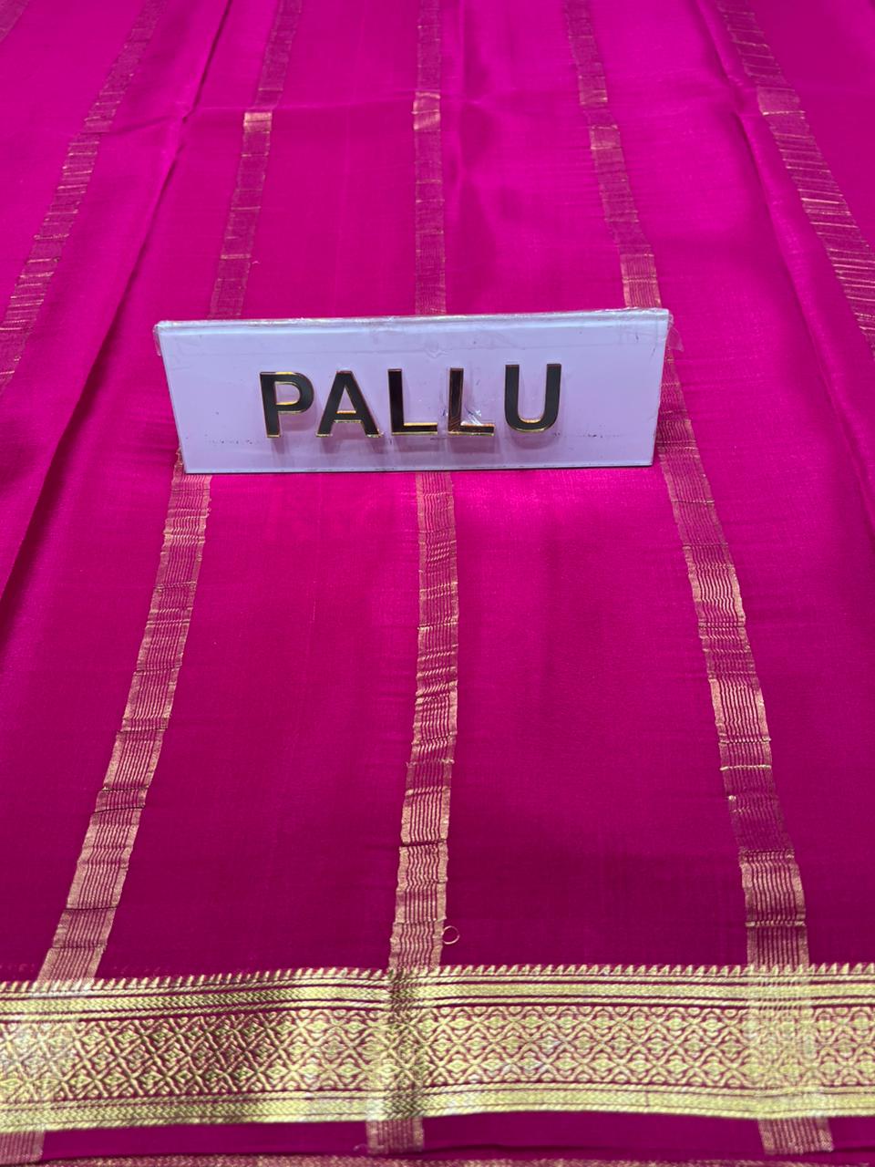 Pure Mysore Silk Saree ( 60Grams )