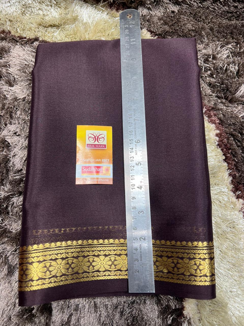 Pure Mysore Silk Saree ( 60Grams )