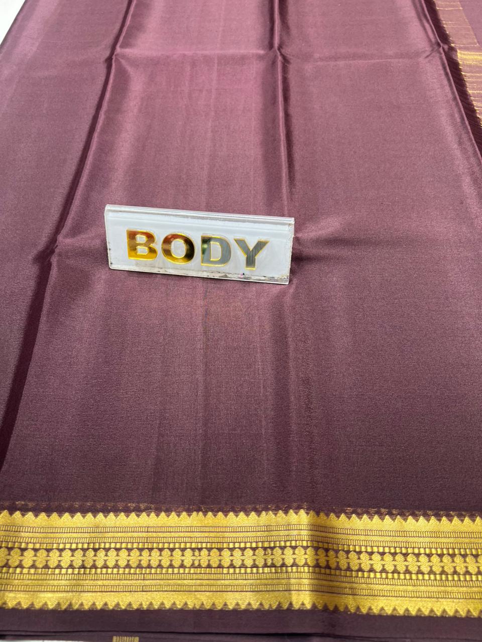 Pure Mysore Silk Saree ( 60Grams )