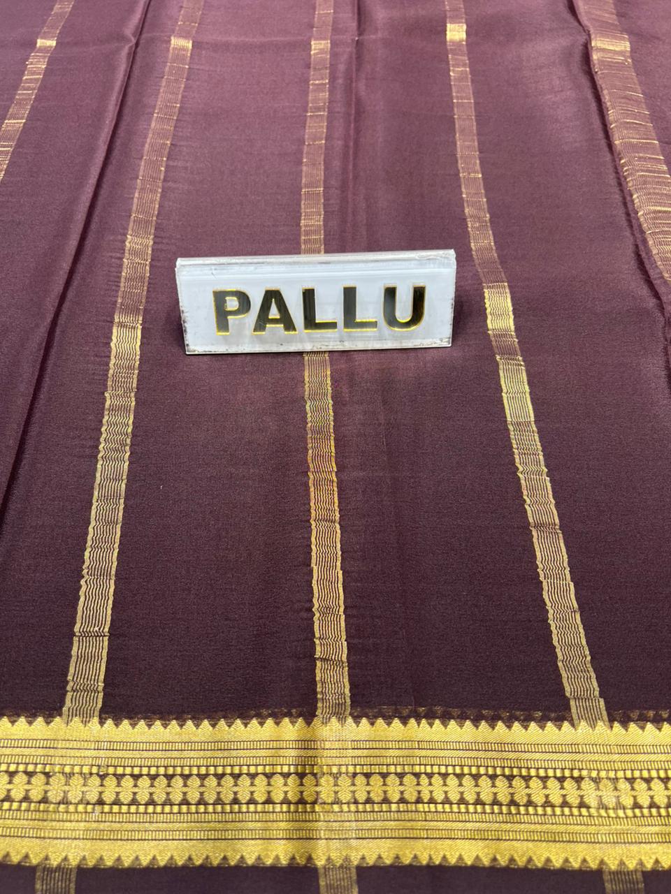 Pure Mysore Silk Saree ( 60Grams )