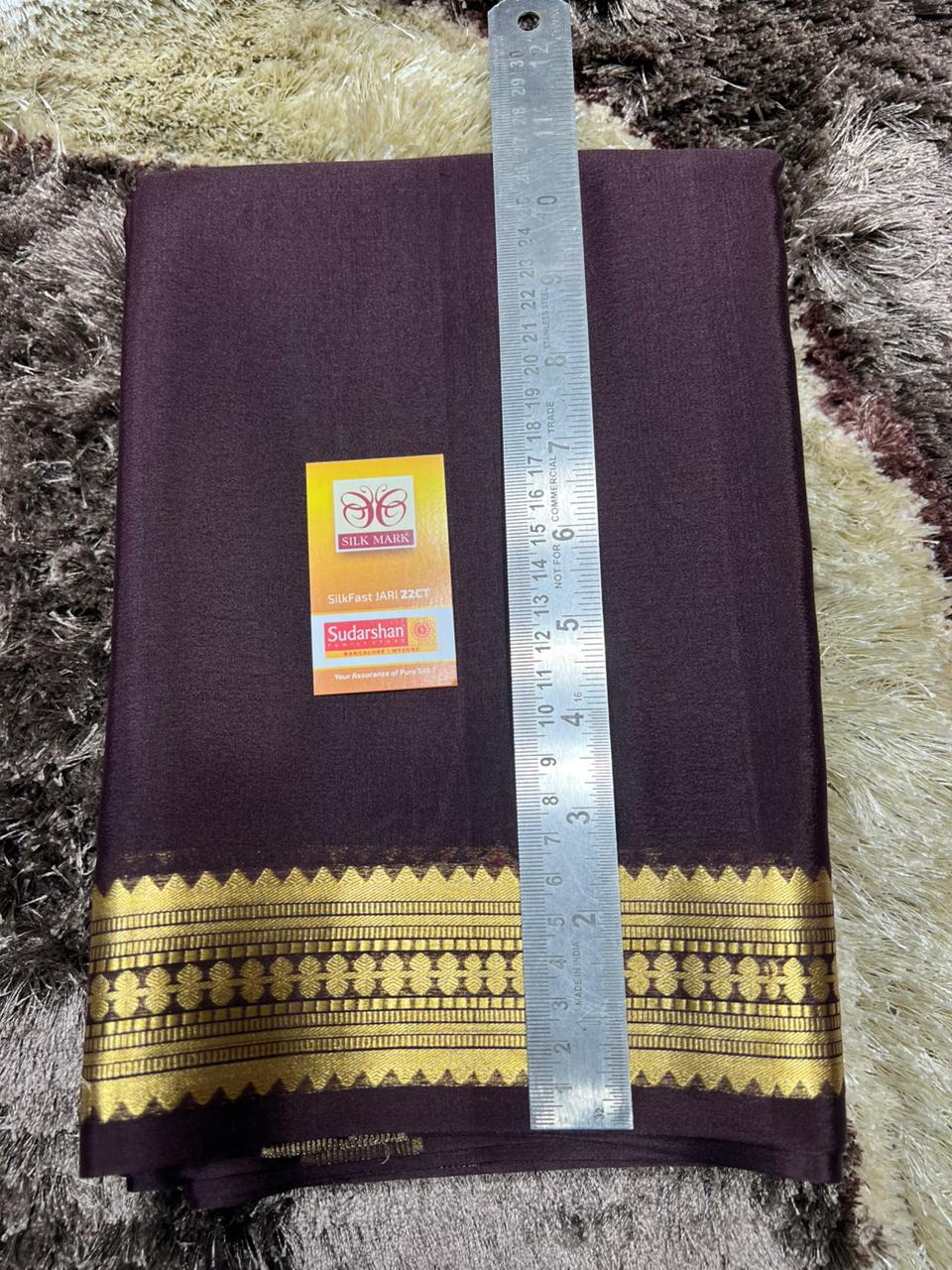Pure Mysore Silk Saree ( 60Grams )
