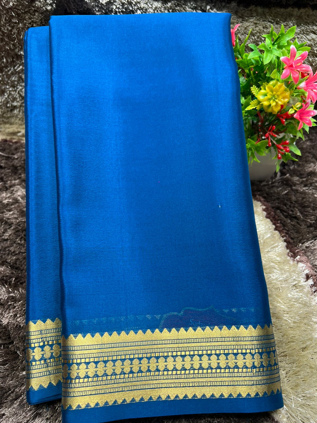 Pure Mysore Silk Saree ( 60Grams )