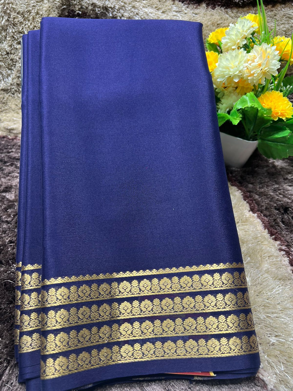 Pure Mysore Silk Saree ( 60Grams )