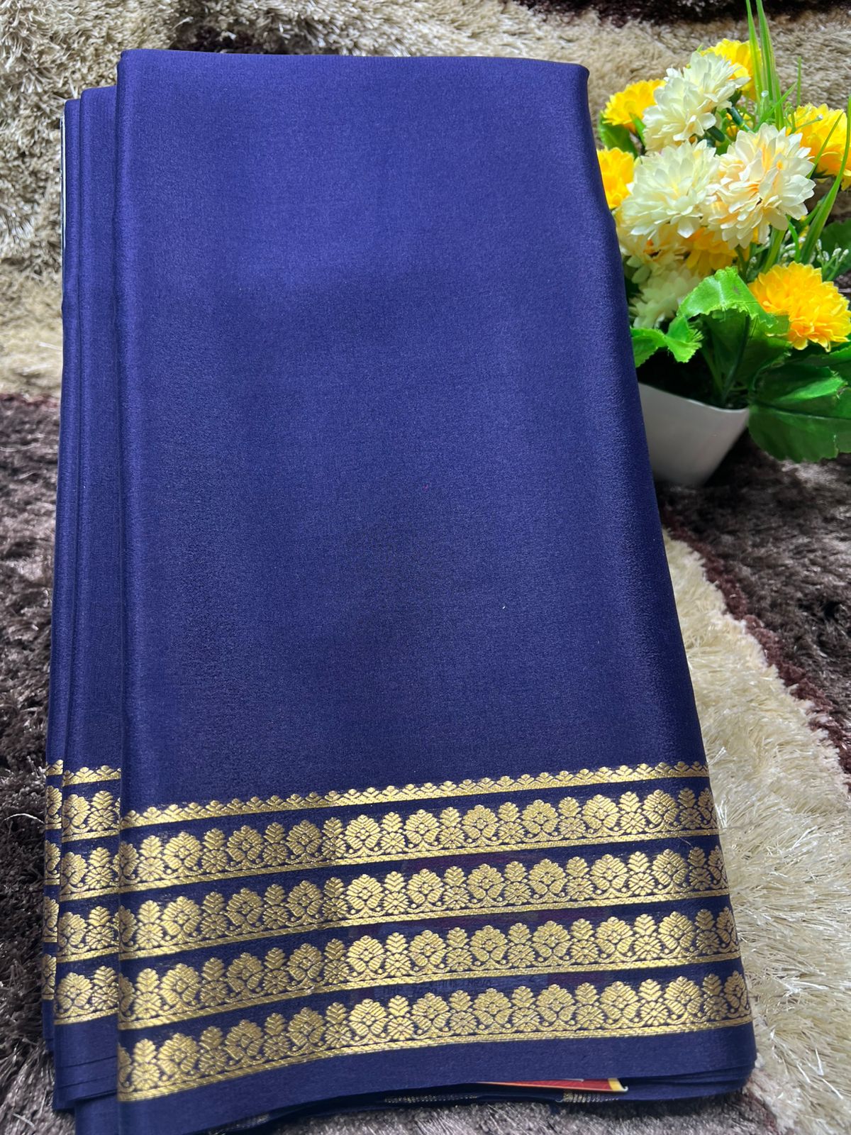 Pure Mysore Silk Saree ( 60Grams )