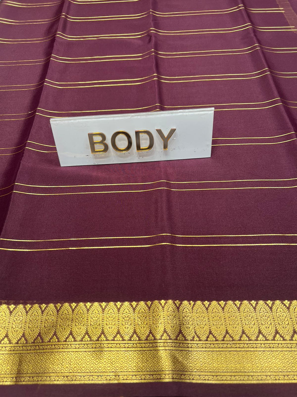 Pure Mysore Silk Saree ( 60Grams )