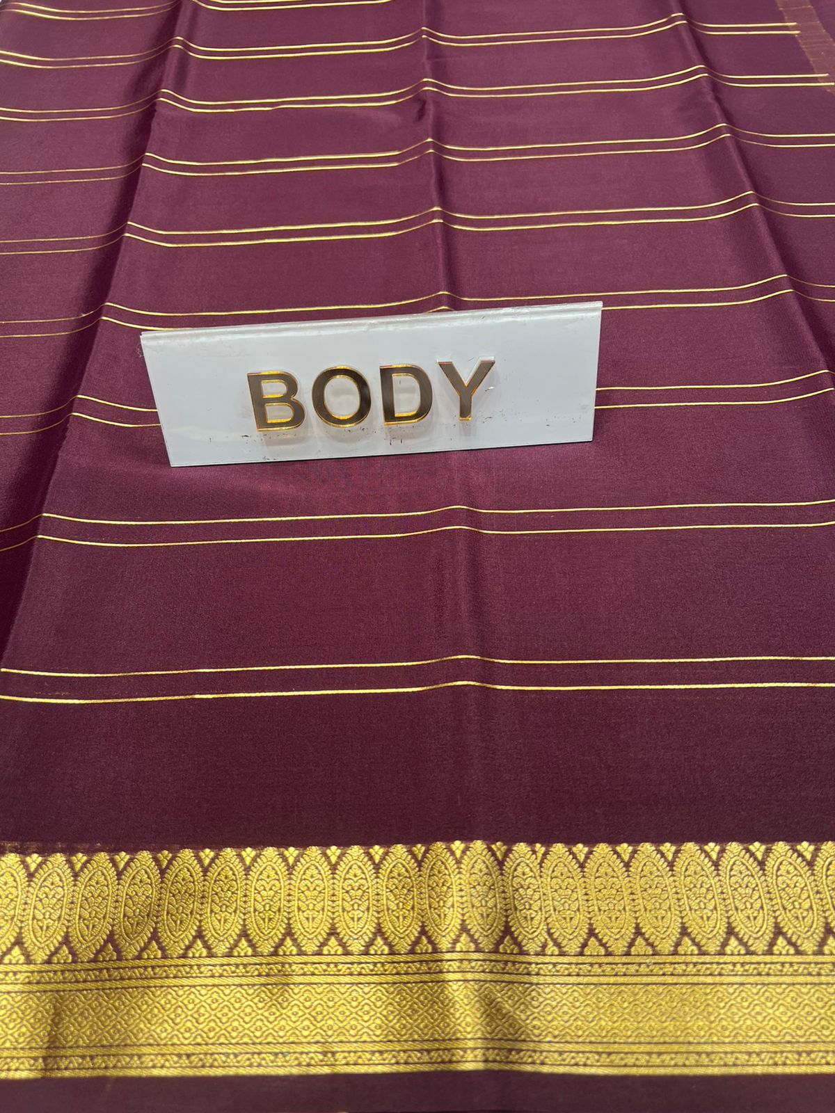 Pure Mysore Silk Saree ( 60Grams )