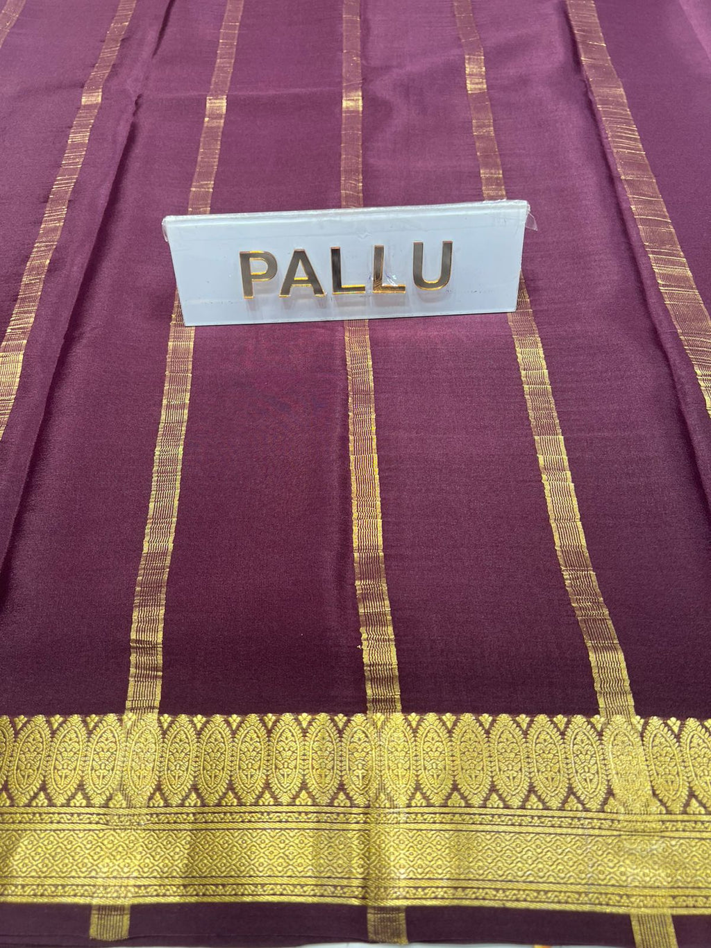Pure Mysore Silk Saree ( 60Grams )