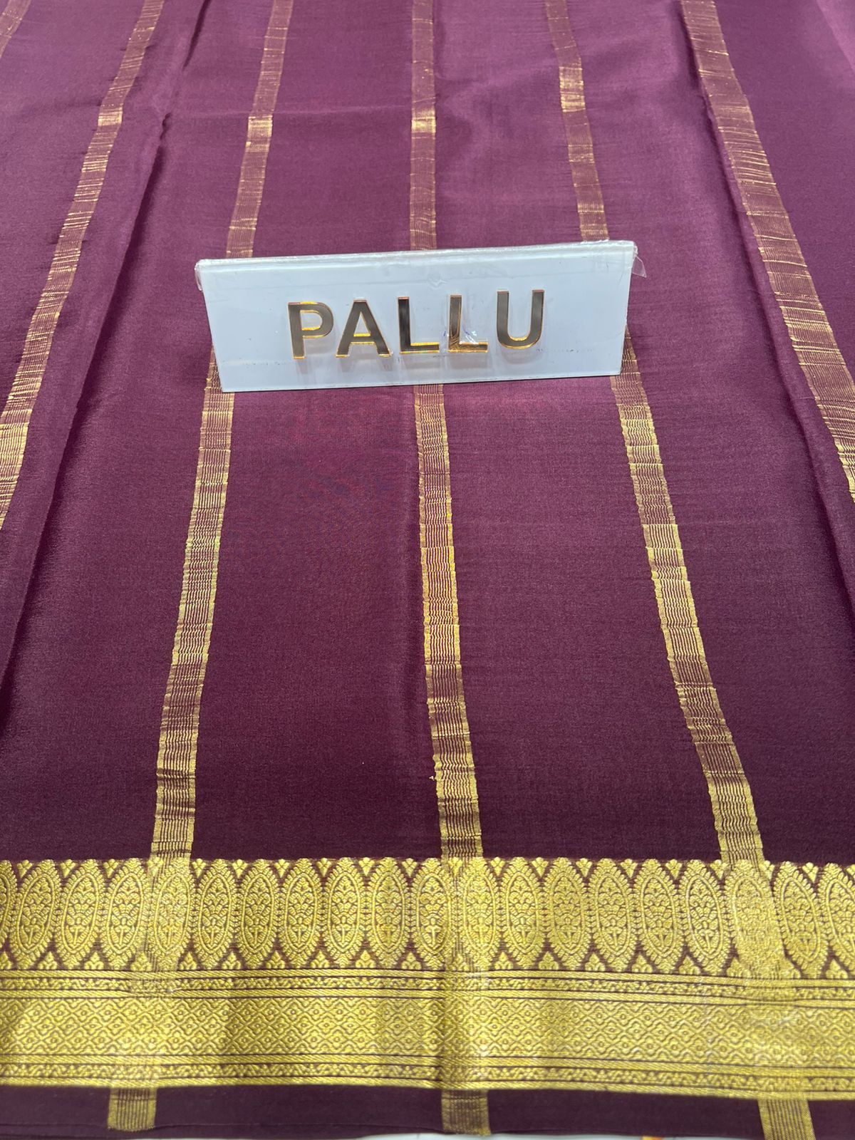 Pure Mysore Silk Saree ( 60Grams )