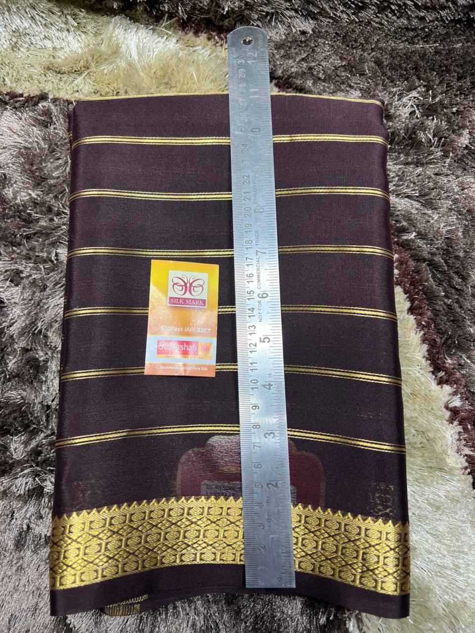 Pure Mysore Silk Saree ( 60Grams )