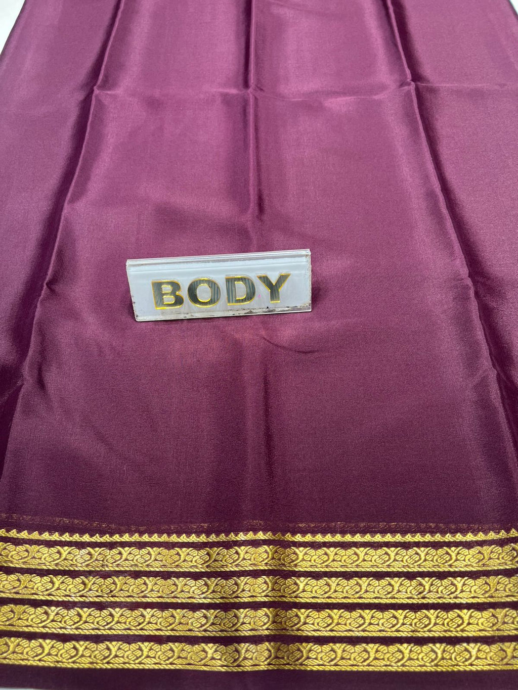 Pure Mysore Silk Saree ( 60Grams )
