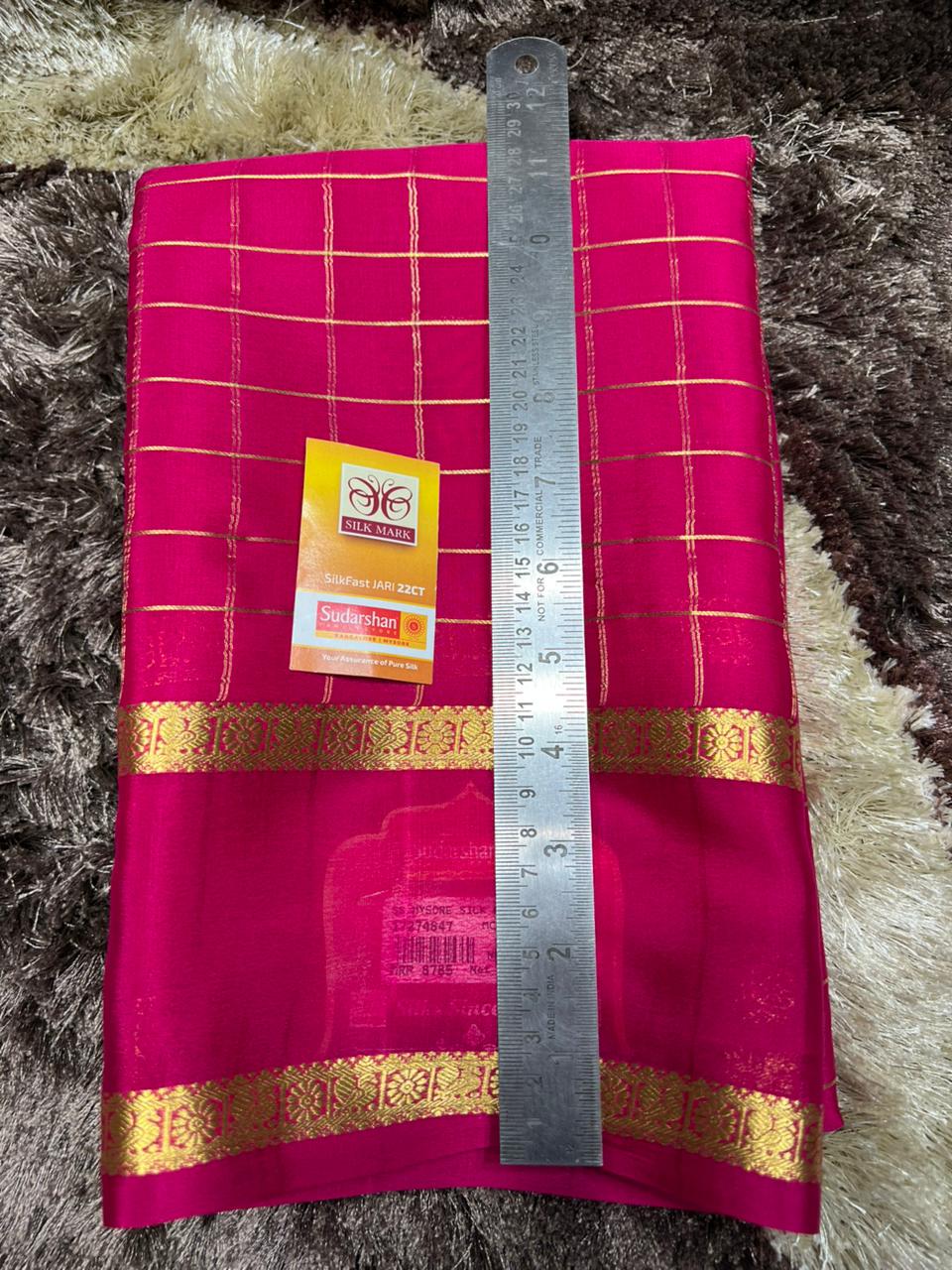 Pure Mysore Silk Saree ( 60Grams )