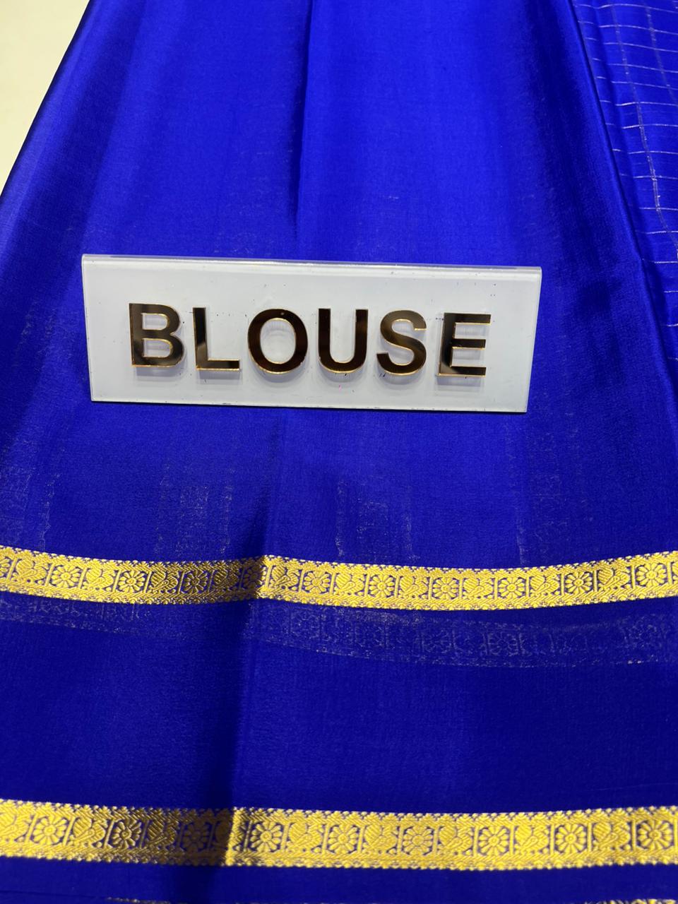 Pure Mysore Silk Saree ( 60Grams )
