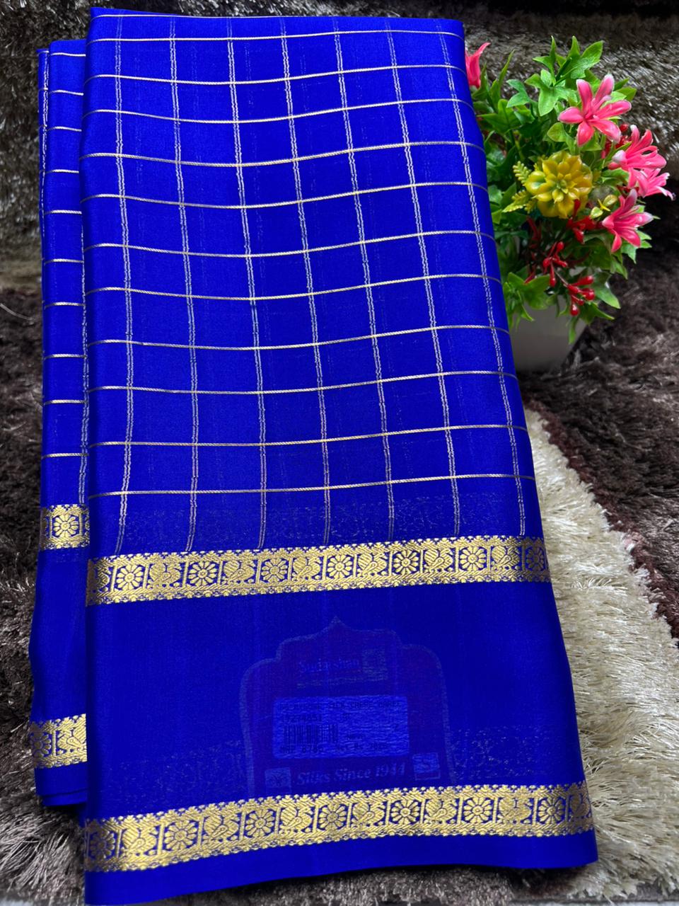 Pure Mysore Silk Saree ( 60Grams )
