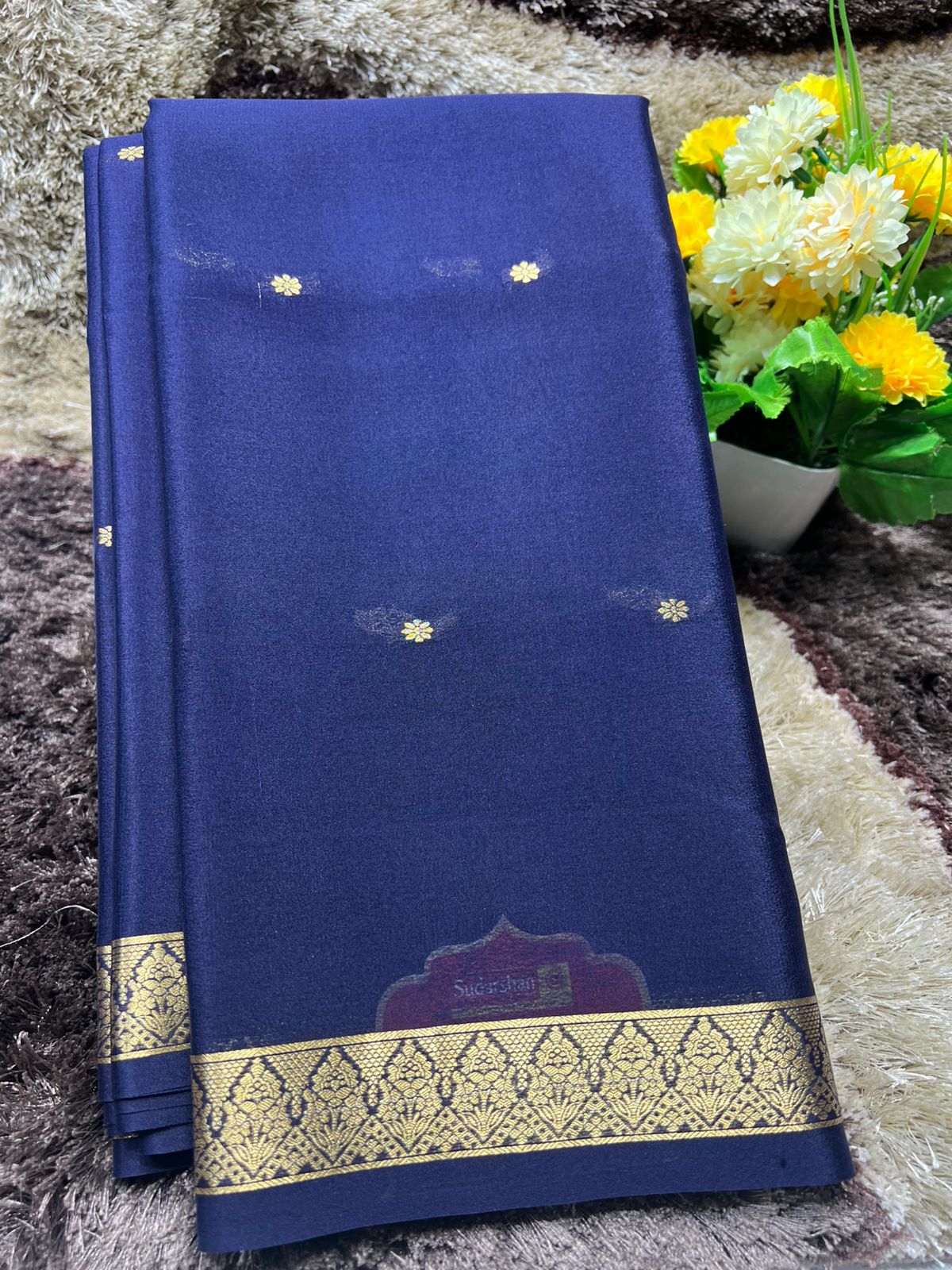 Pure Mysore Silk Saree ( 60Grams )