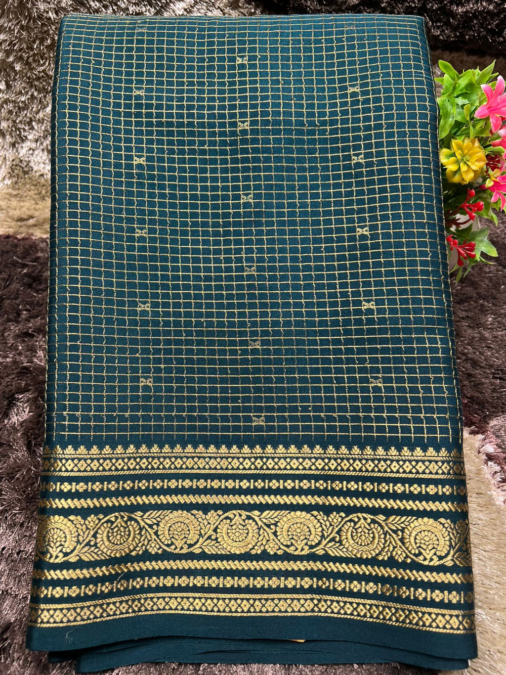 Pure Mysore Silk Saree.