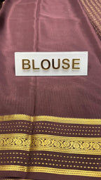 Pure Mysore Silk Saree.
