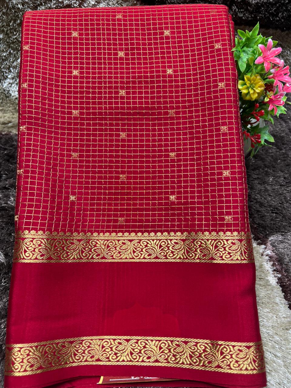 Pure Mysore Silk Saree.