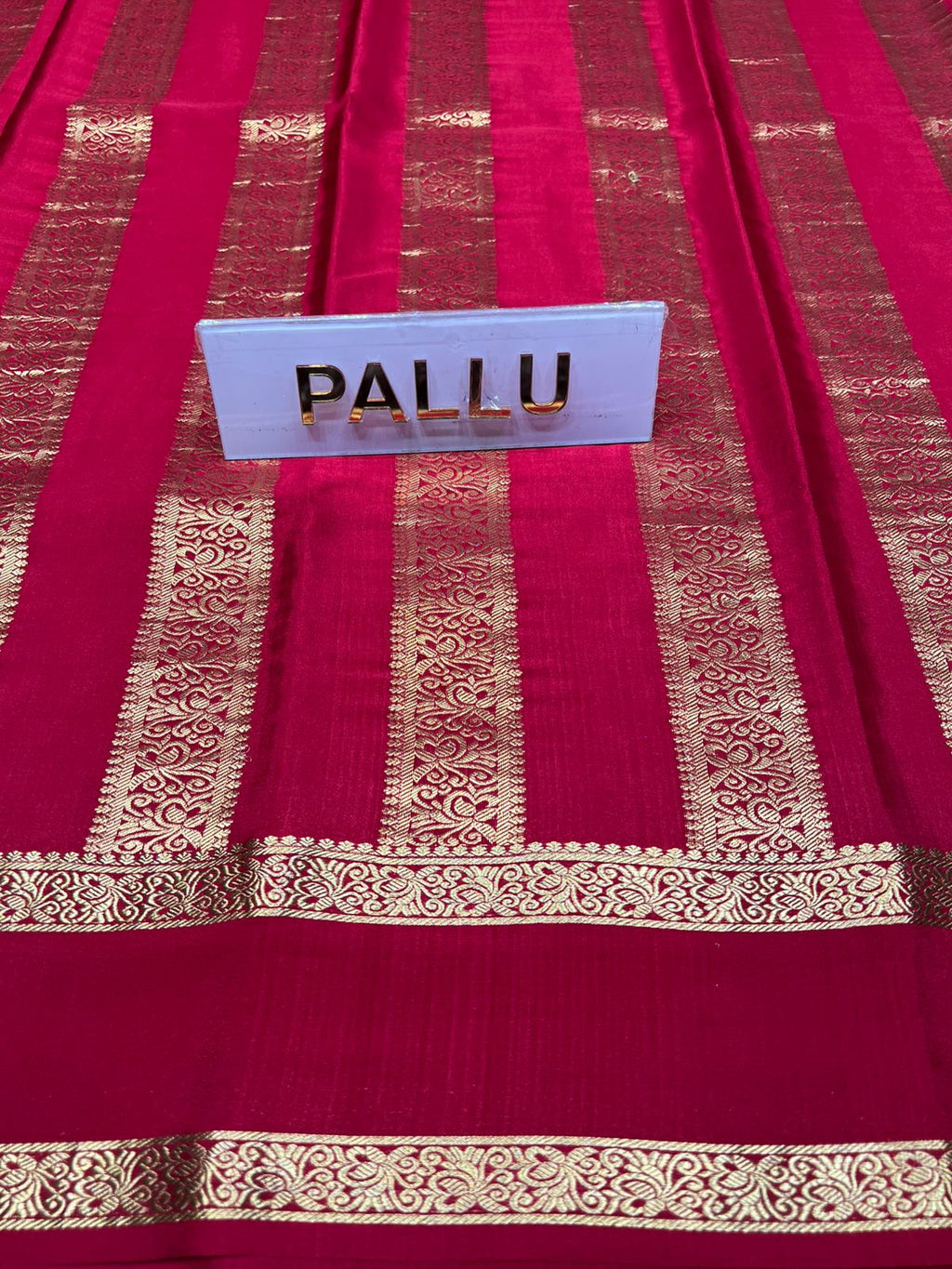 Pure Mysore Silk Saree.