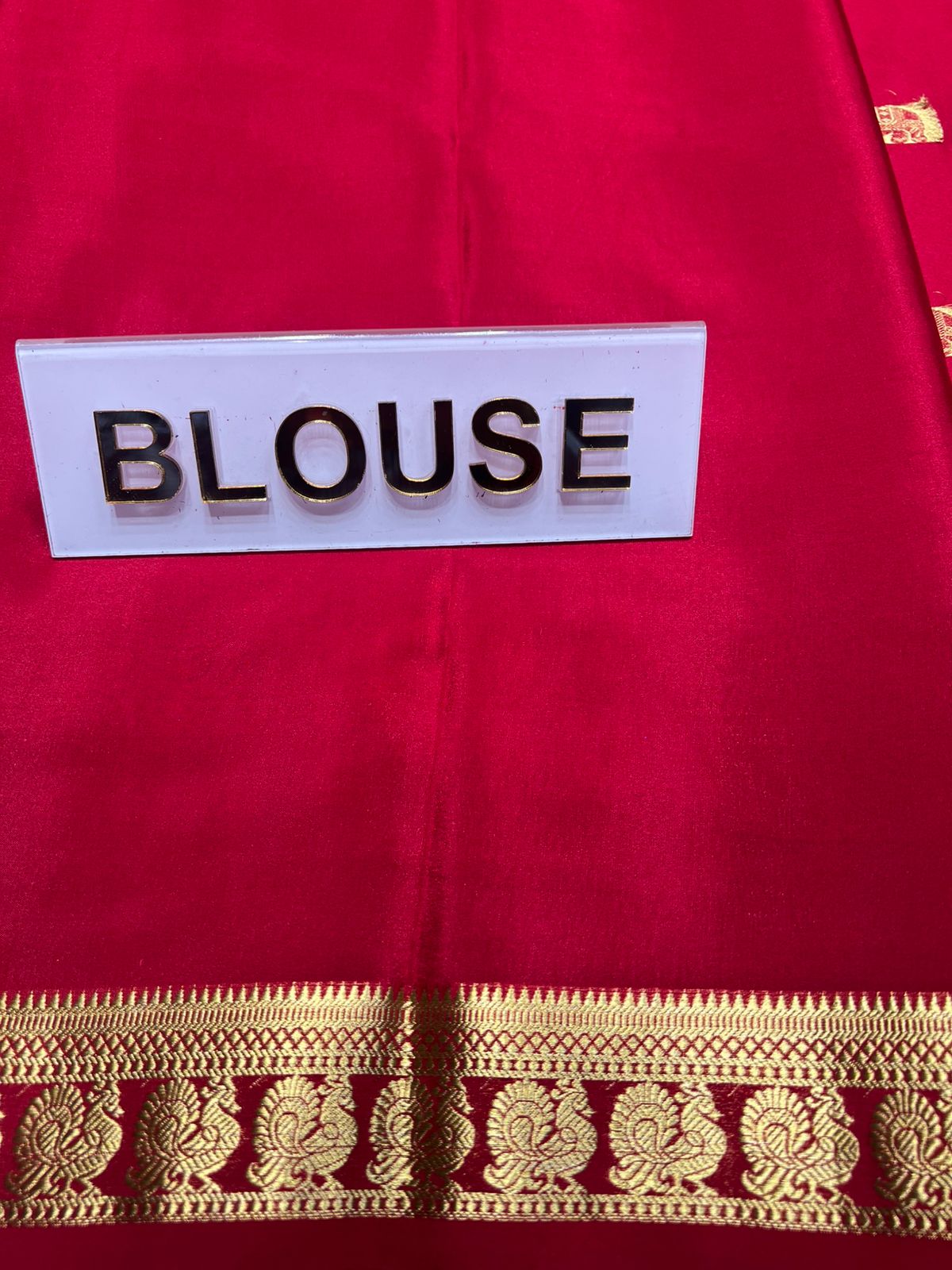 Pure Mysore Silk Saree.