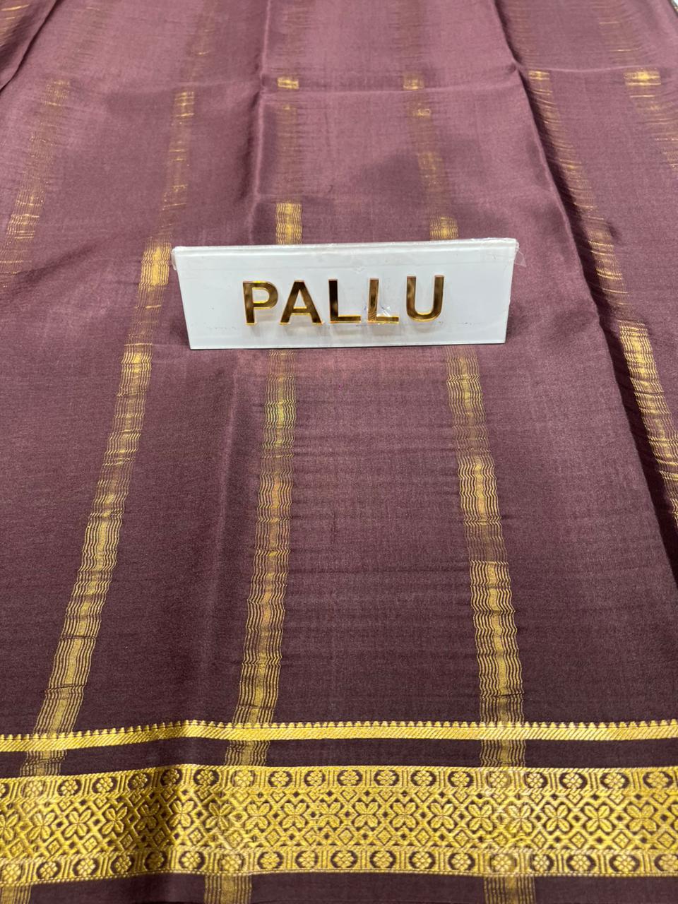 Pure Mysore Silk Saree.