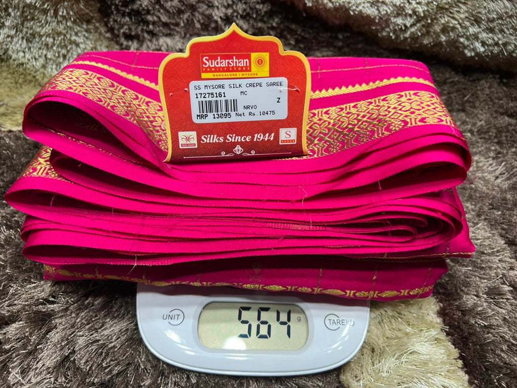 Pure Mysore Silk Saree.
