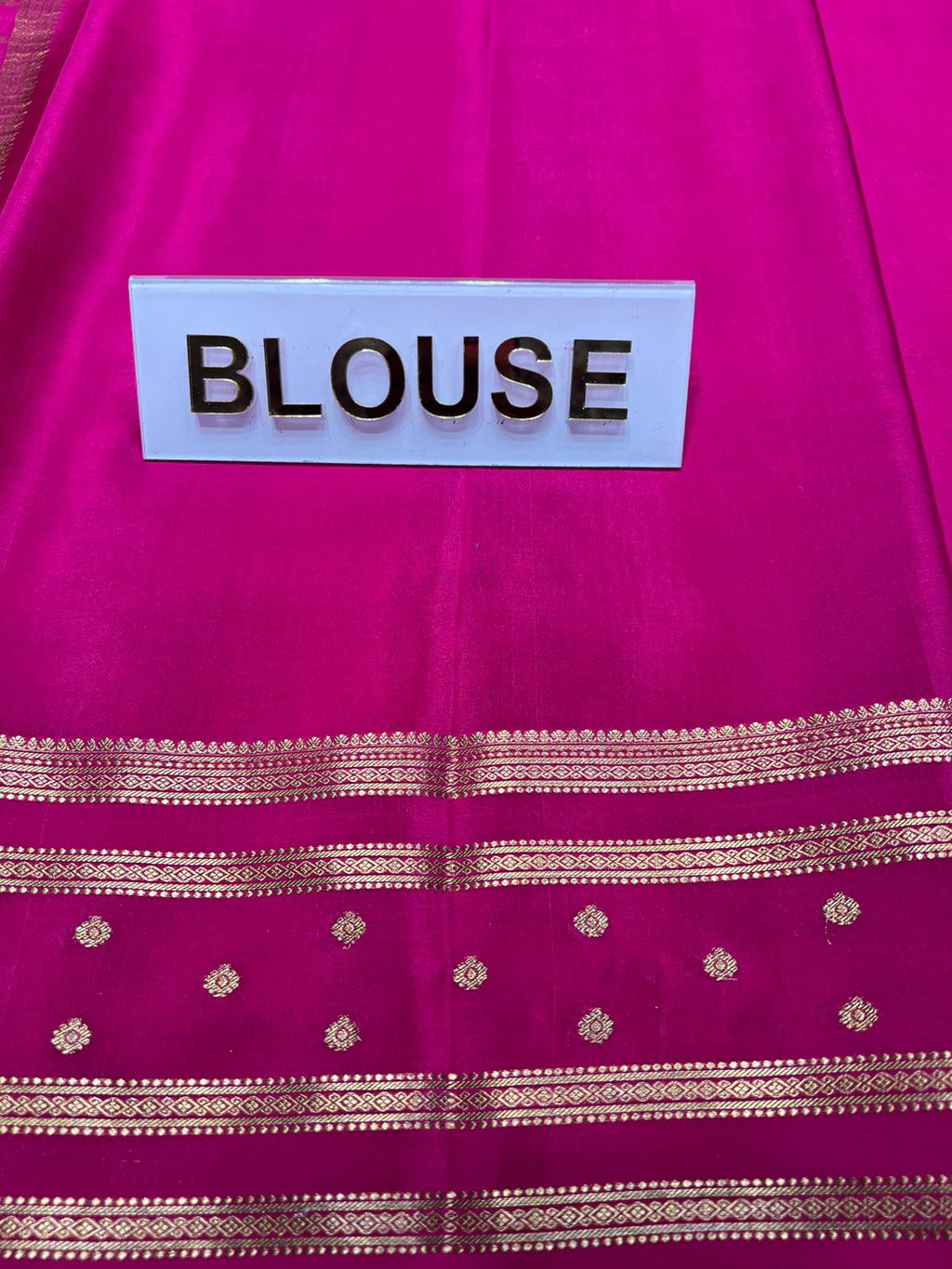 Pure Mysore Silk Saree.