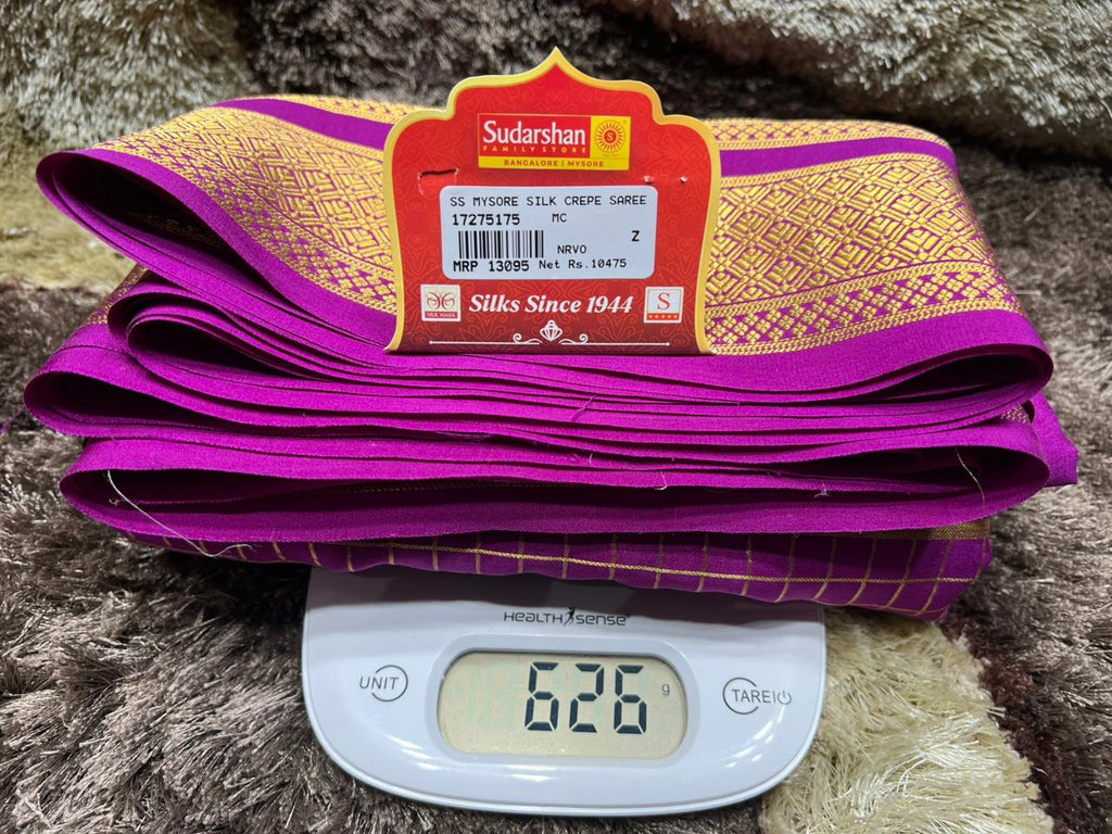 Pure Mysore Silk Saree.