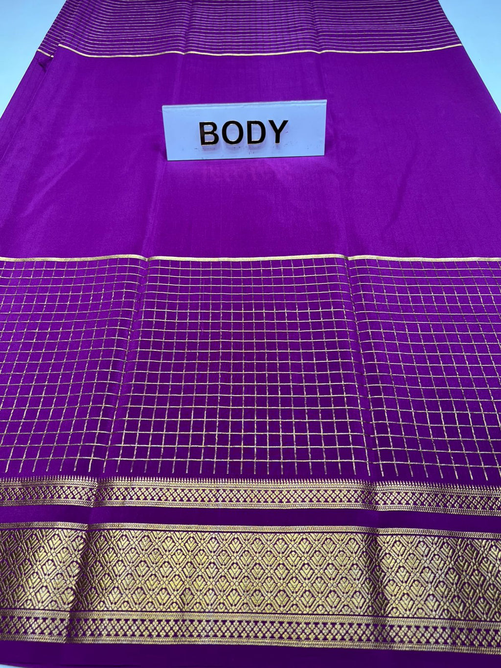Pure Mysore Silk Saree.