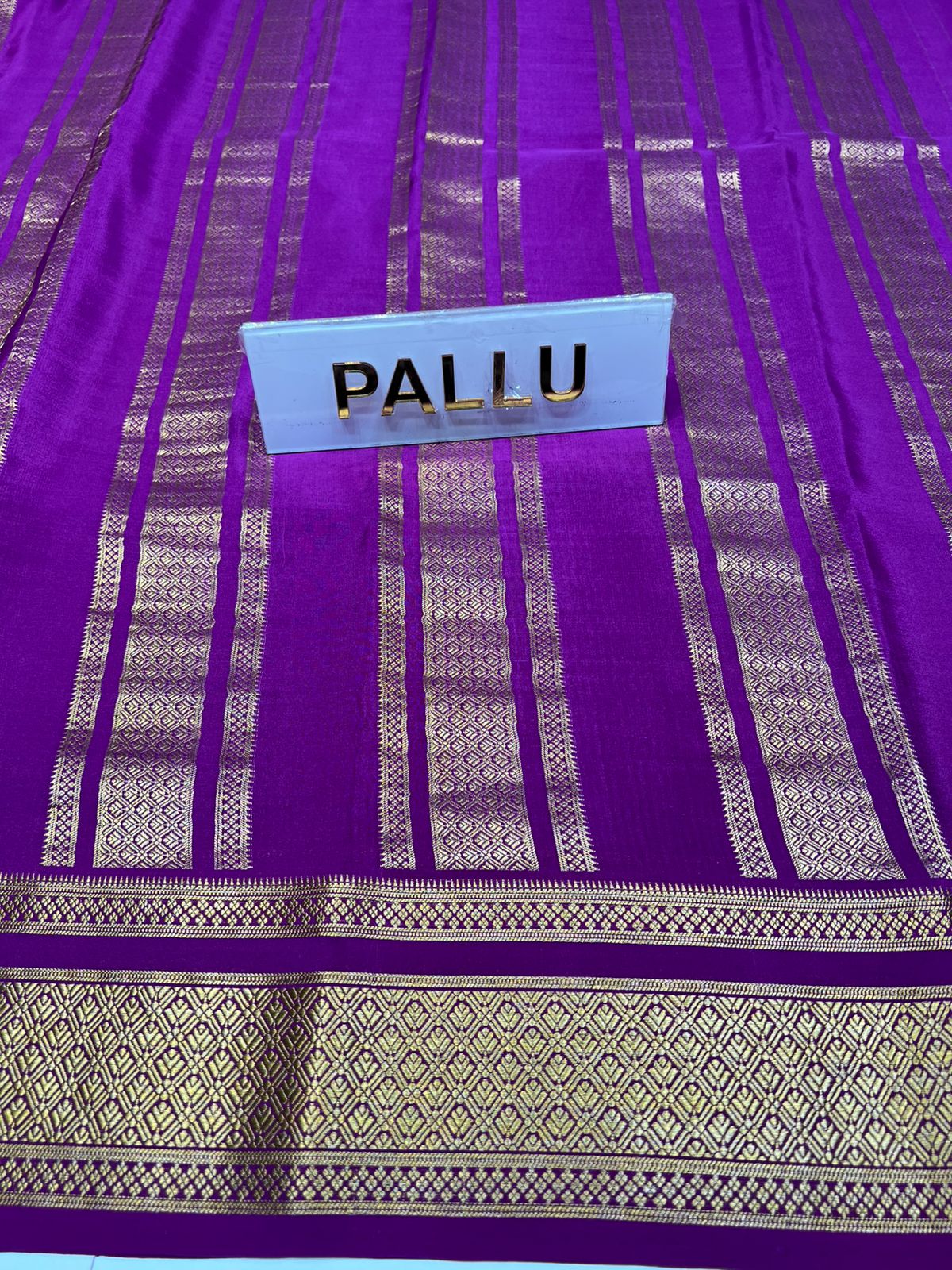 Pure Mysore Silk Saree.