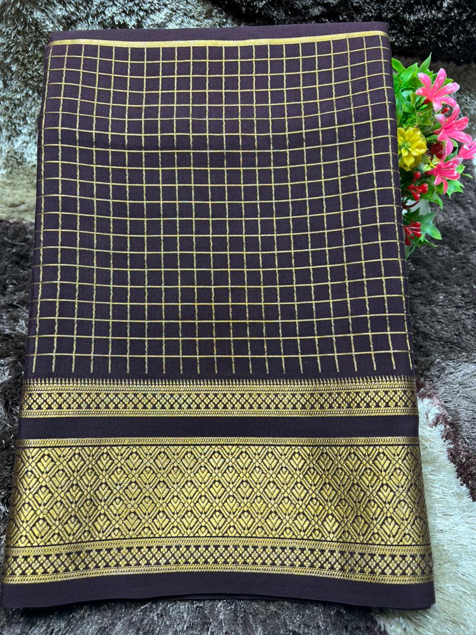 Pure Mysore Silk Saree.