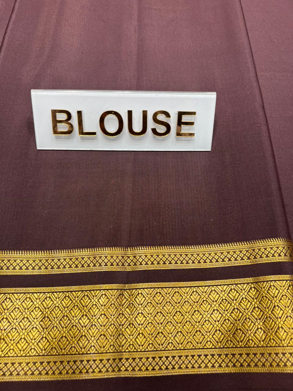 Pure Mysore Silk Saree.