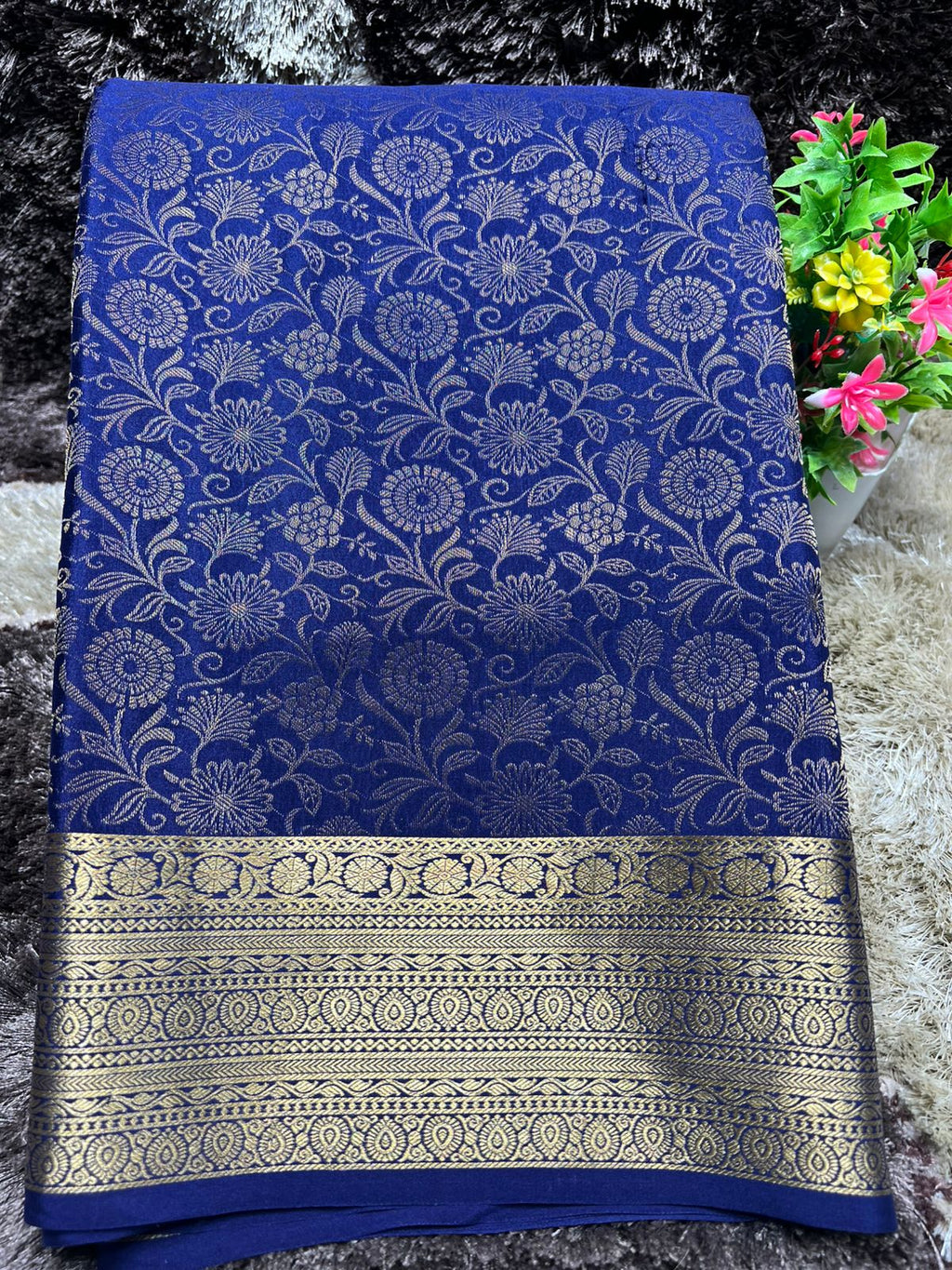 Pure Mysore Silk Saree.