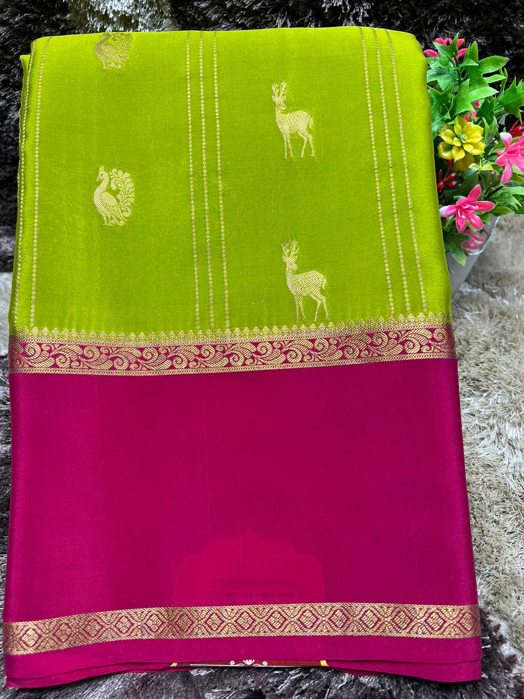 Pure Mysore Silk Saree.