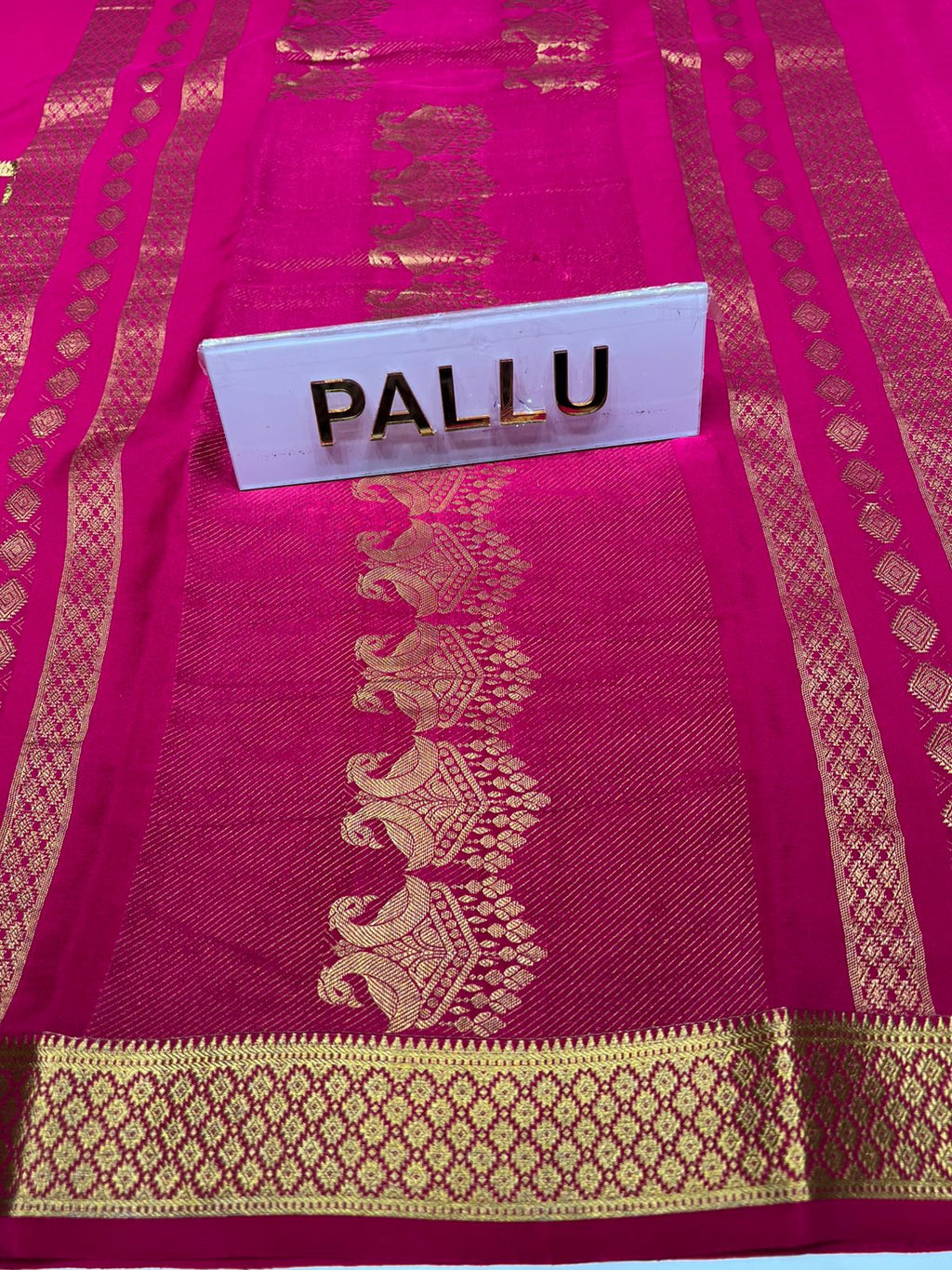Pure Mysore Silk Saree.