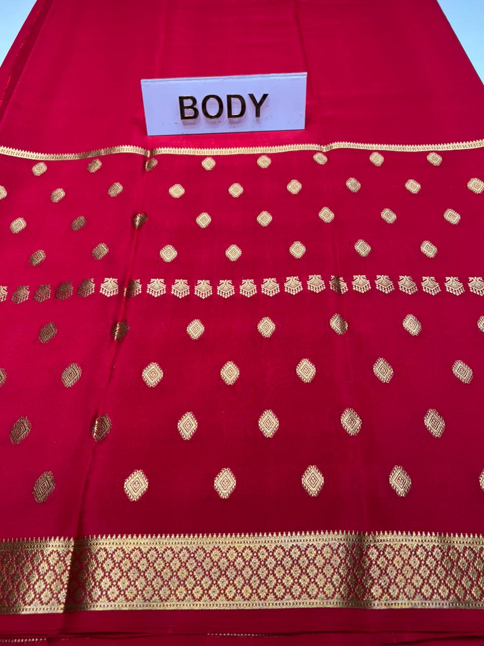 Pure Mysore Silk Saree.