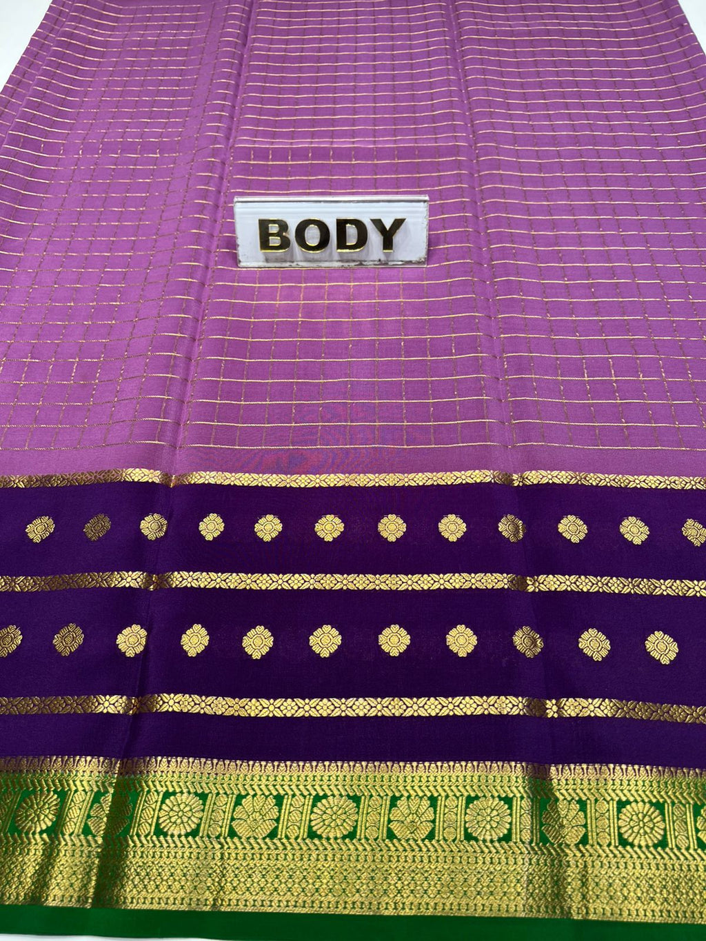Pure Mysore Silk Saree.
