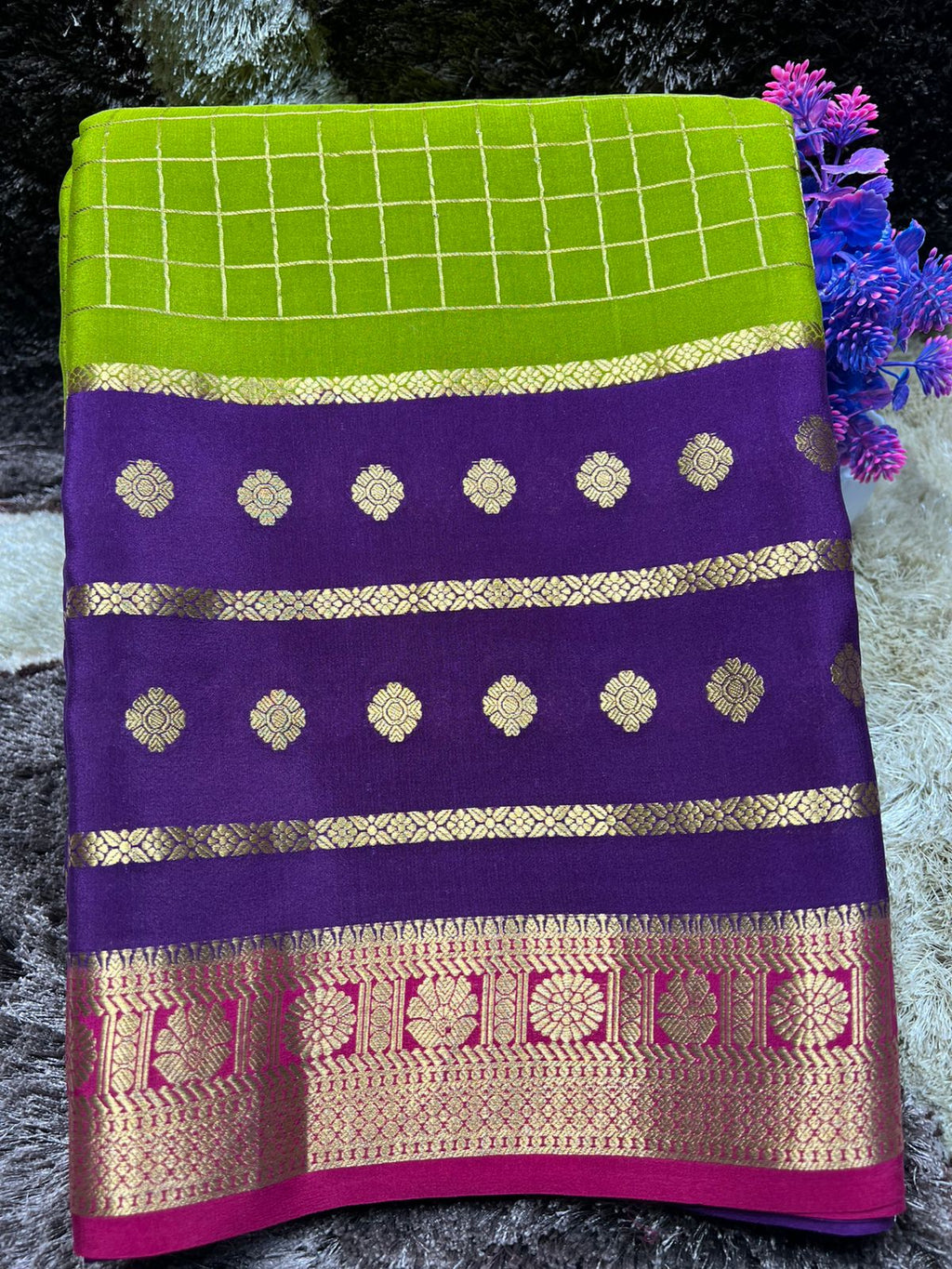 Pure Mysore Silk Saree.