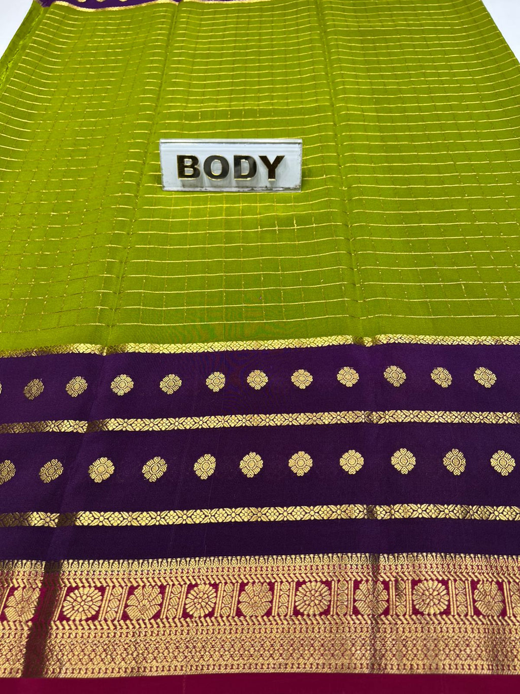 Pure Mysore Silk Saree.