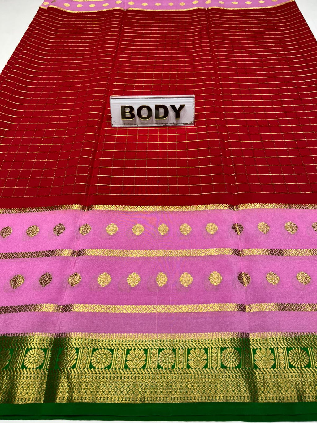 Pure Mysore Silk Saree.