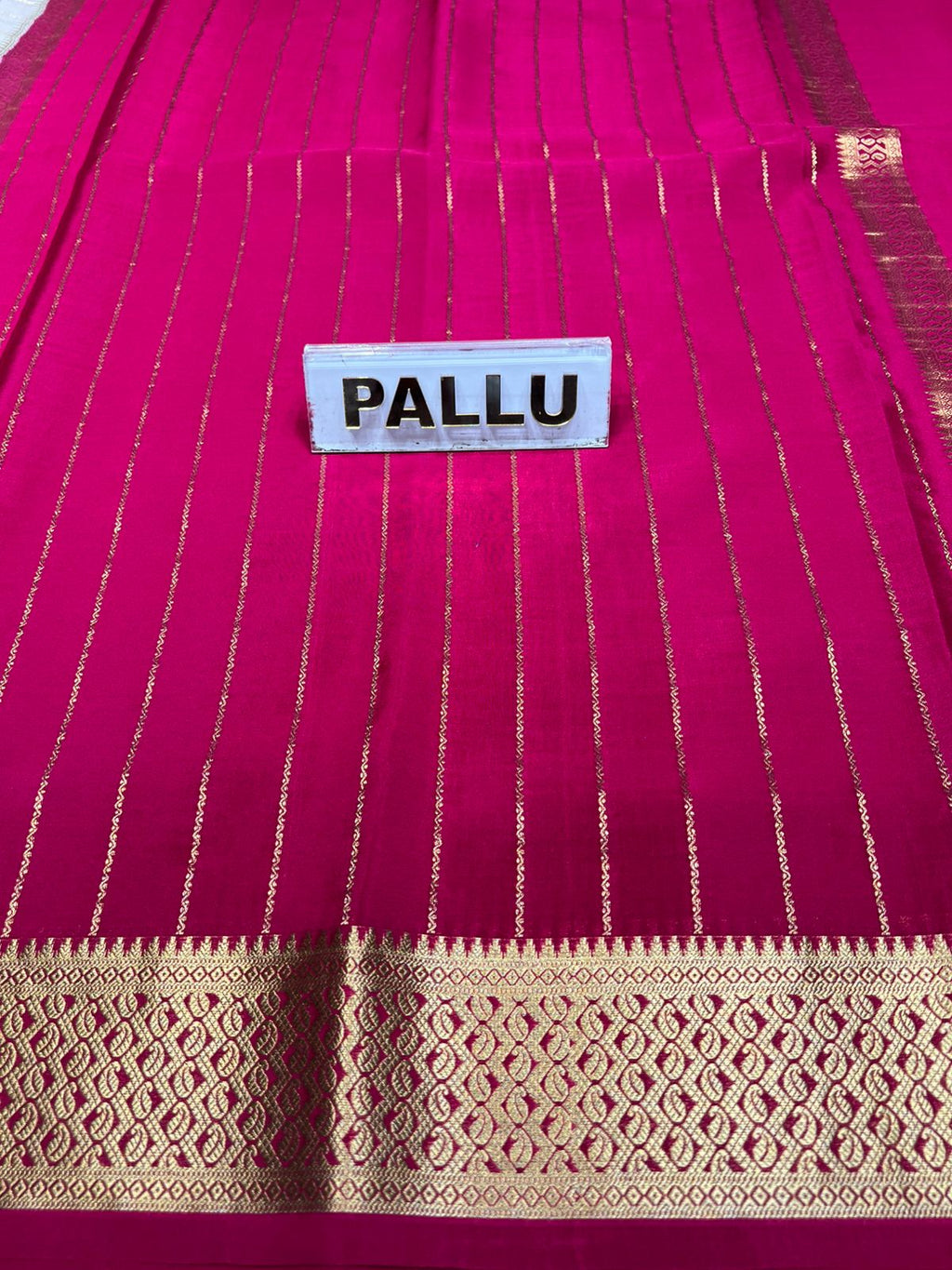 Pure Mysore Silk Saree.
