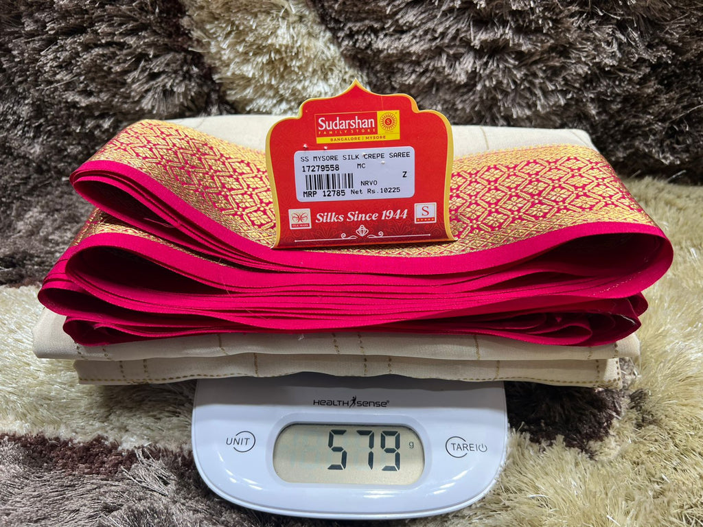 Pure Mysore Silk Saree.
