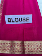 Pure Mysore Silk Saree.