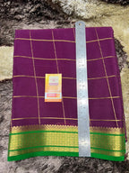 Pure Mysore Silk Saree.