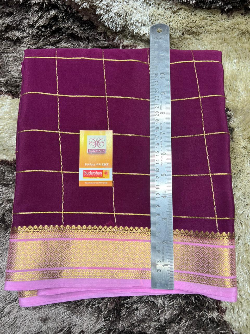 Pure Mysore Silk Saree.
