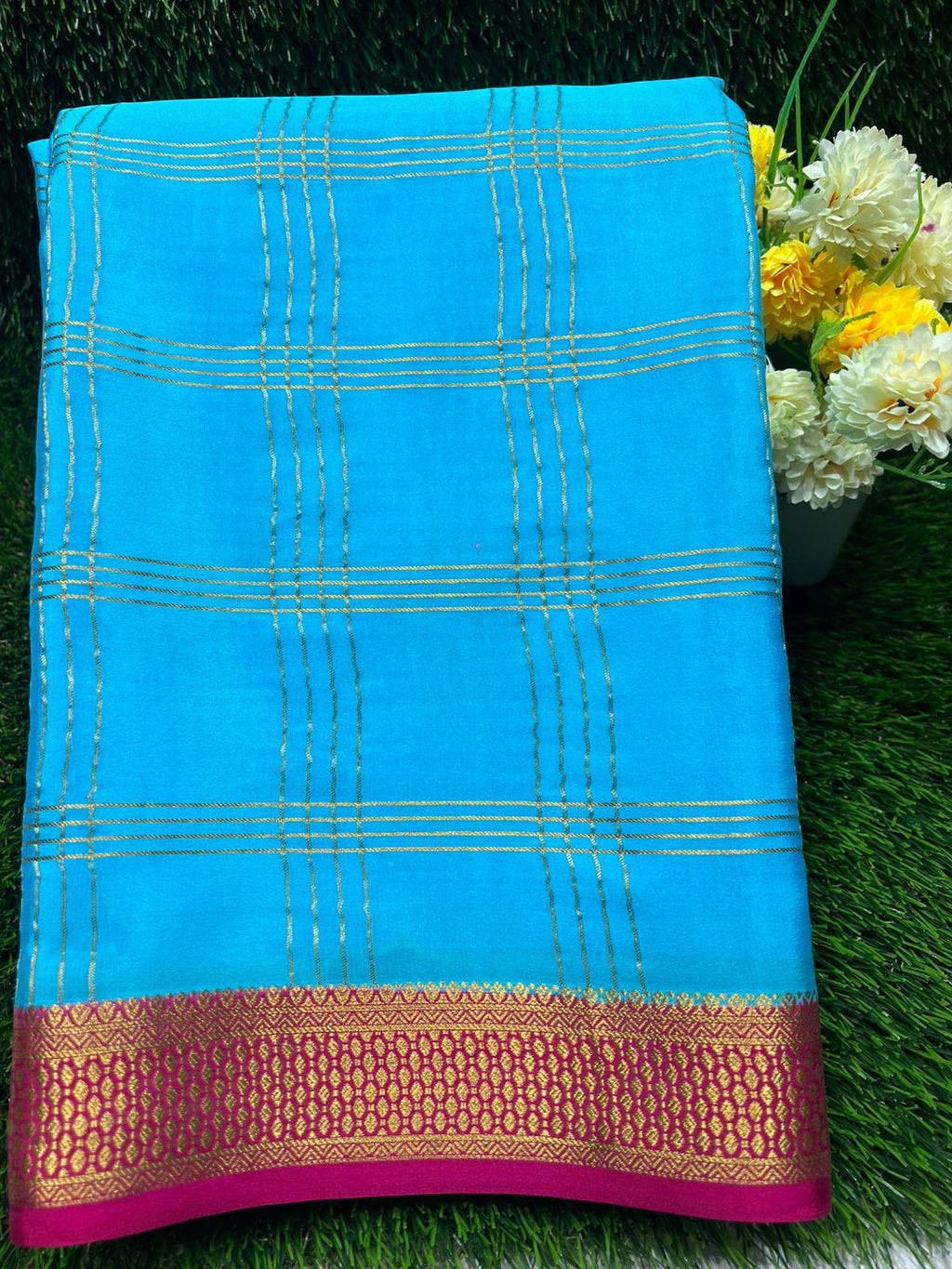 Pure Mysore Silk Saree.