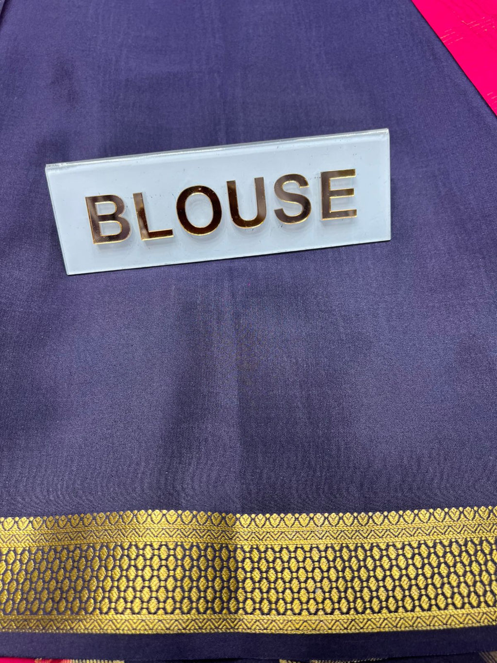 Pure Mysore Silk Saree.