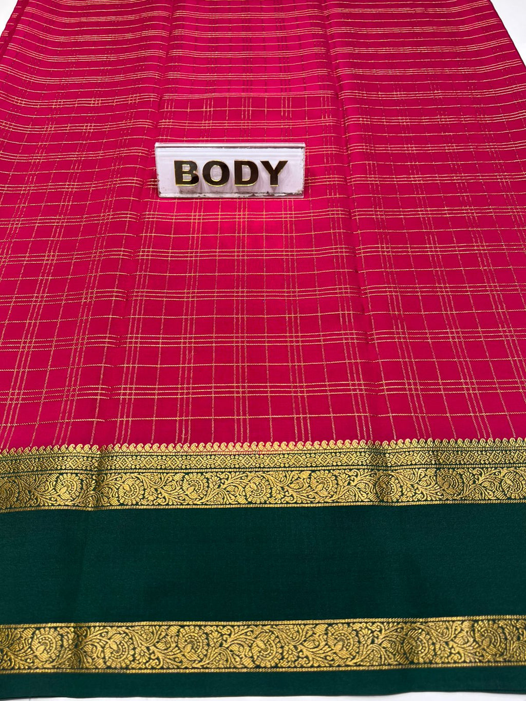 Pure Mysore Silk Saree.