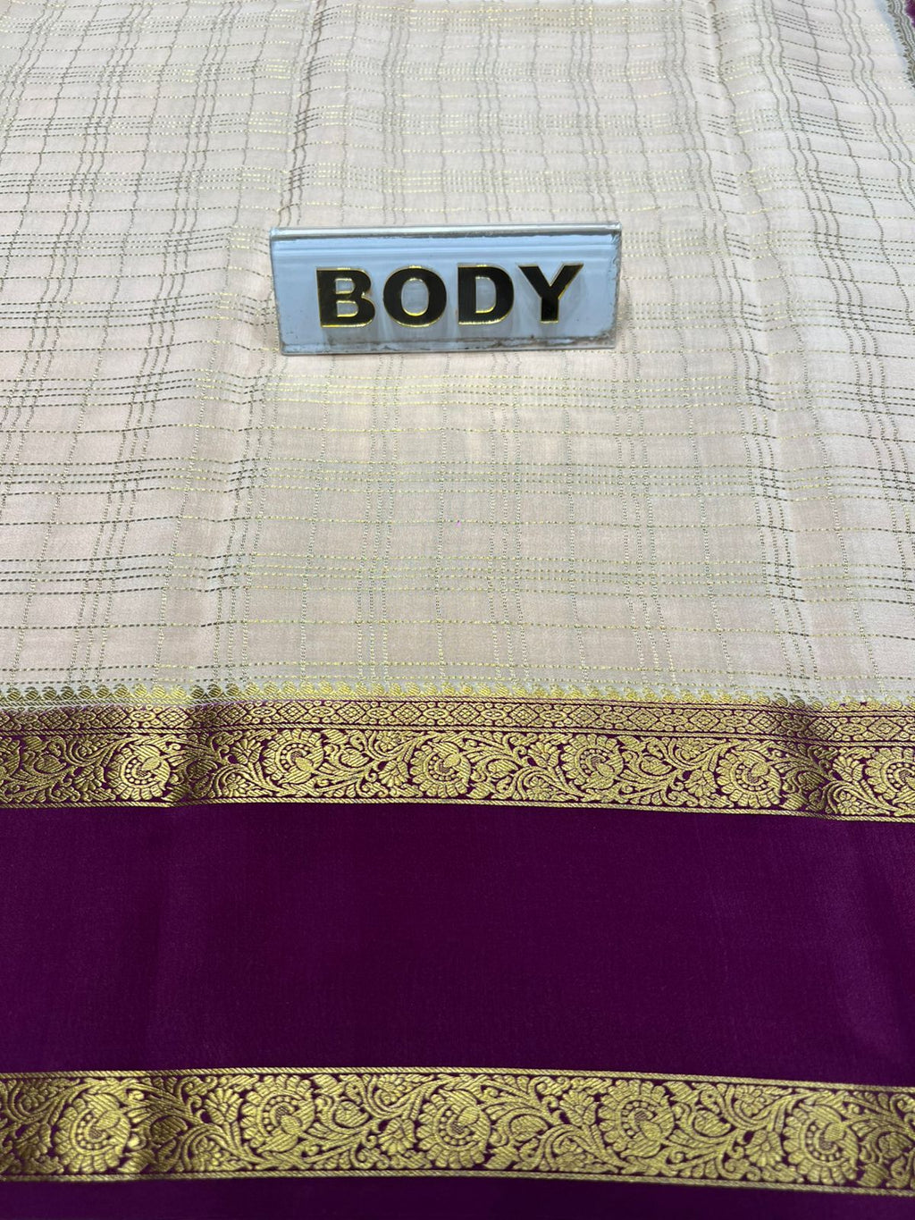 Pure Mysore Silk Saree.